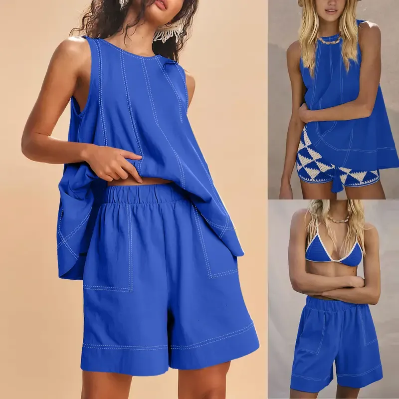 Women's two-piece pure cotton set