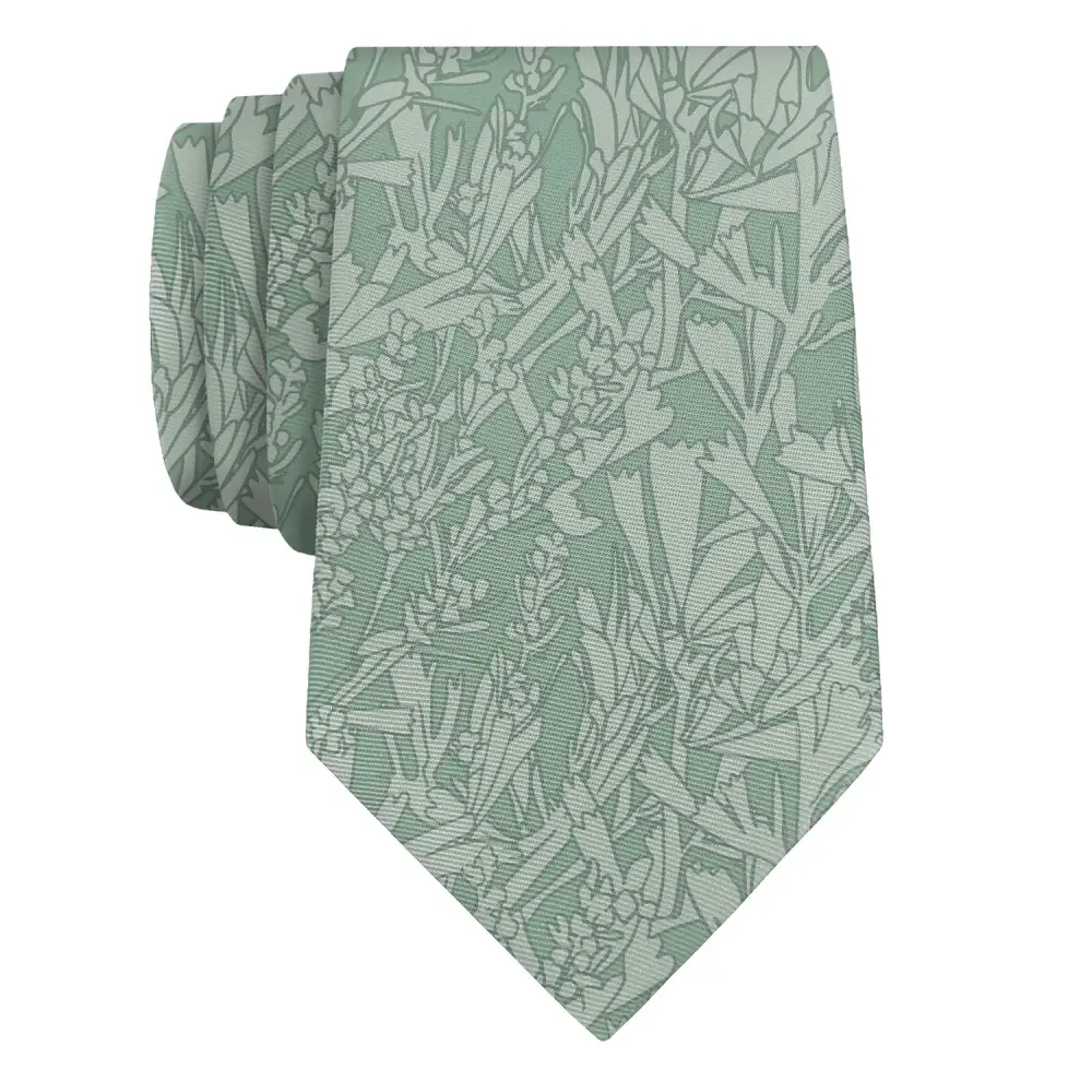 Botanical Pattern Necktie