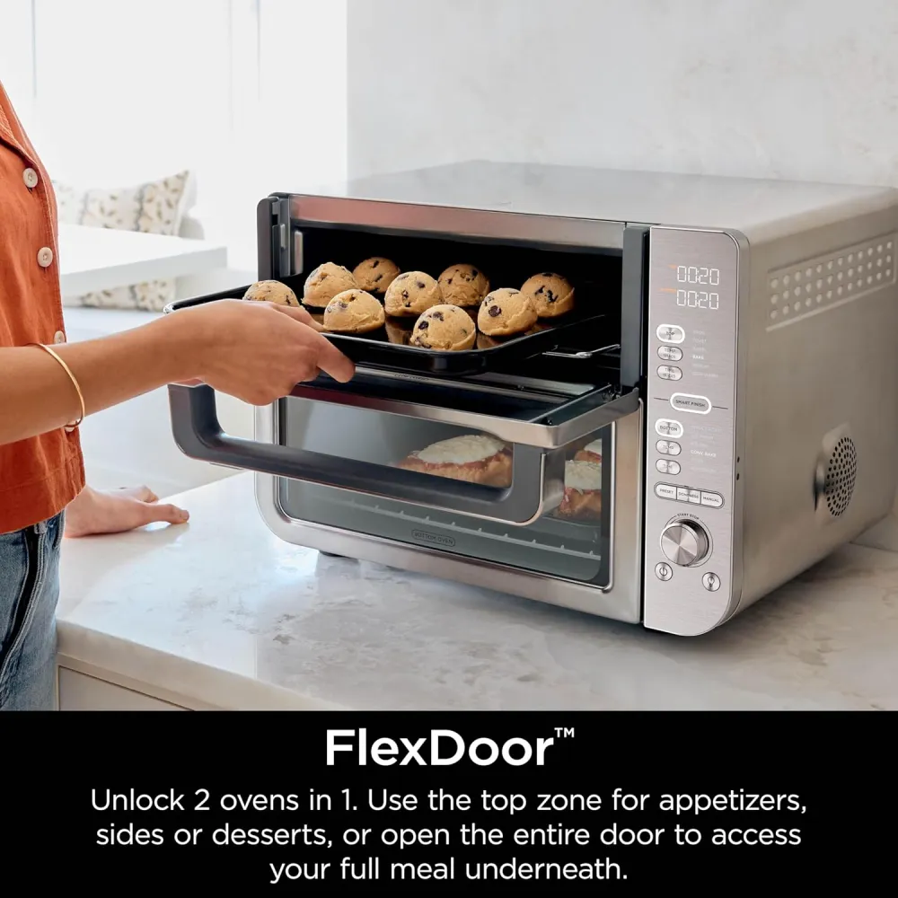 Ninja DCT451 12-in-1 Smart Double Oven with FlexDoor