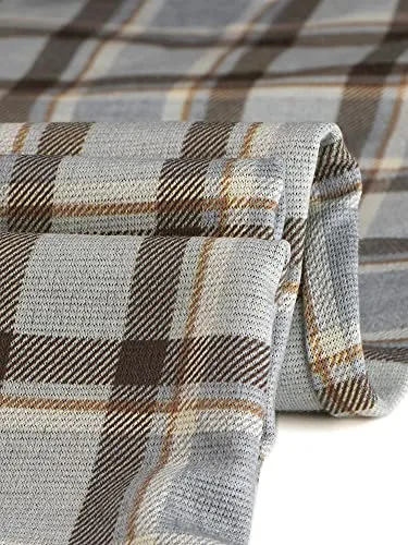 Women's Plaid Pants Elastic Waist Bussiness Casual Work Office Long Trousers
