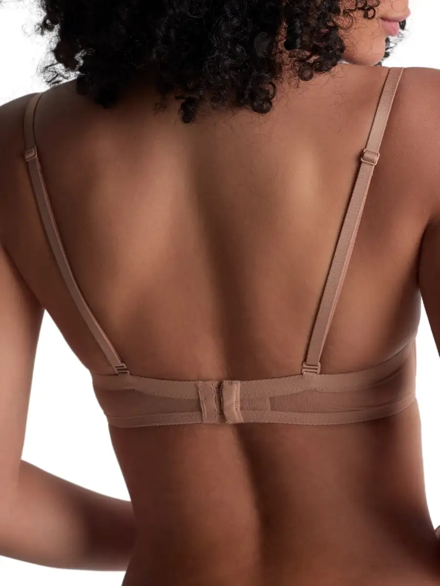 Padded Molded Seamless Sheer Strapless Bra