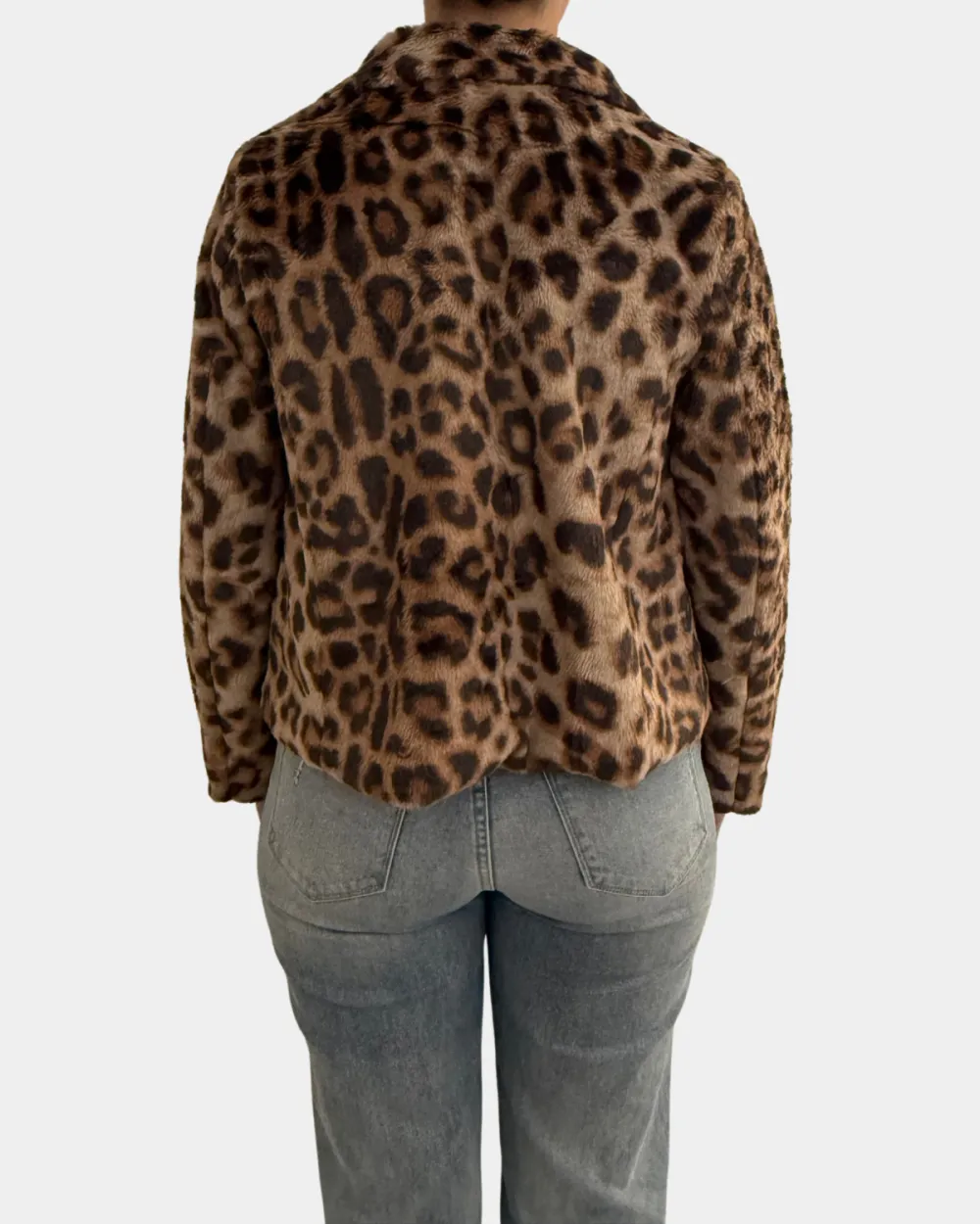 Animal Faux Fur Jacket