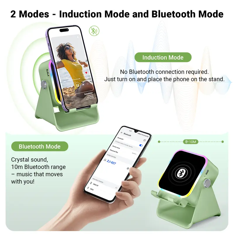 Induction and Bluetooth listening modes