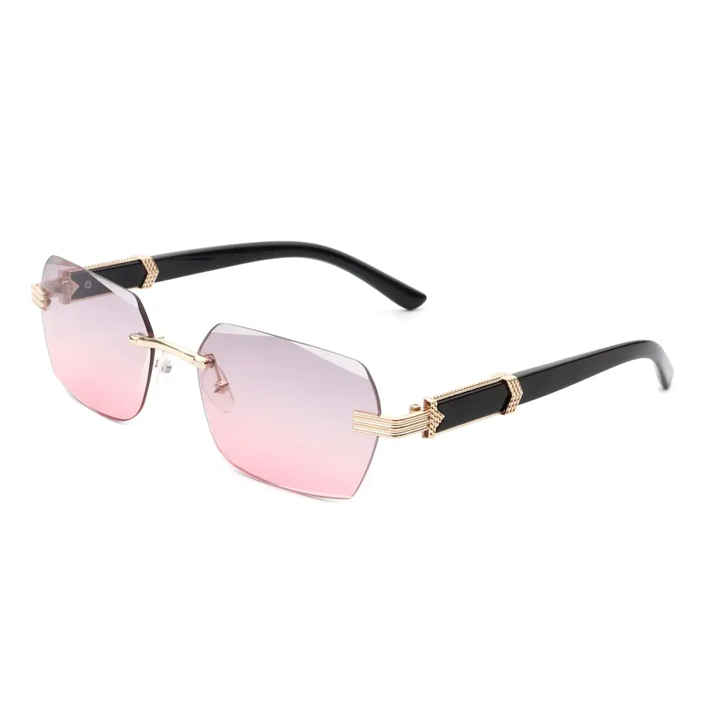 Bold Rectangle Square Frame Sunglasses