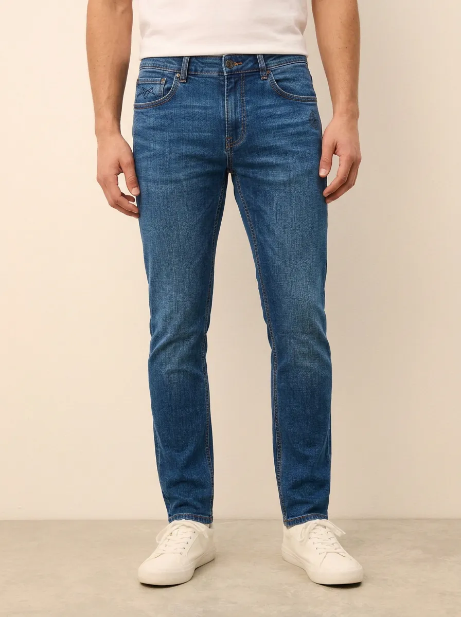 Men's Rugged Weekend Slim Fit Stretch Denim Jeans