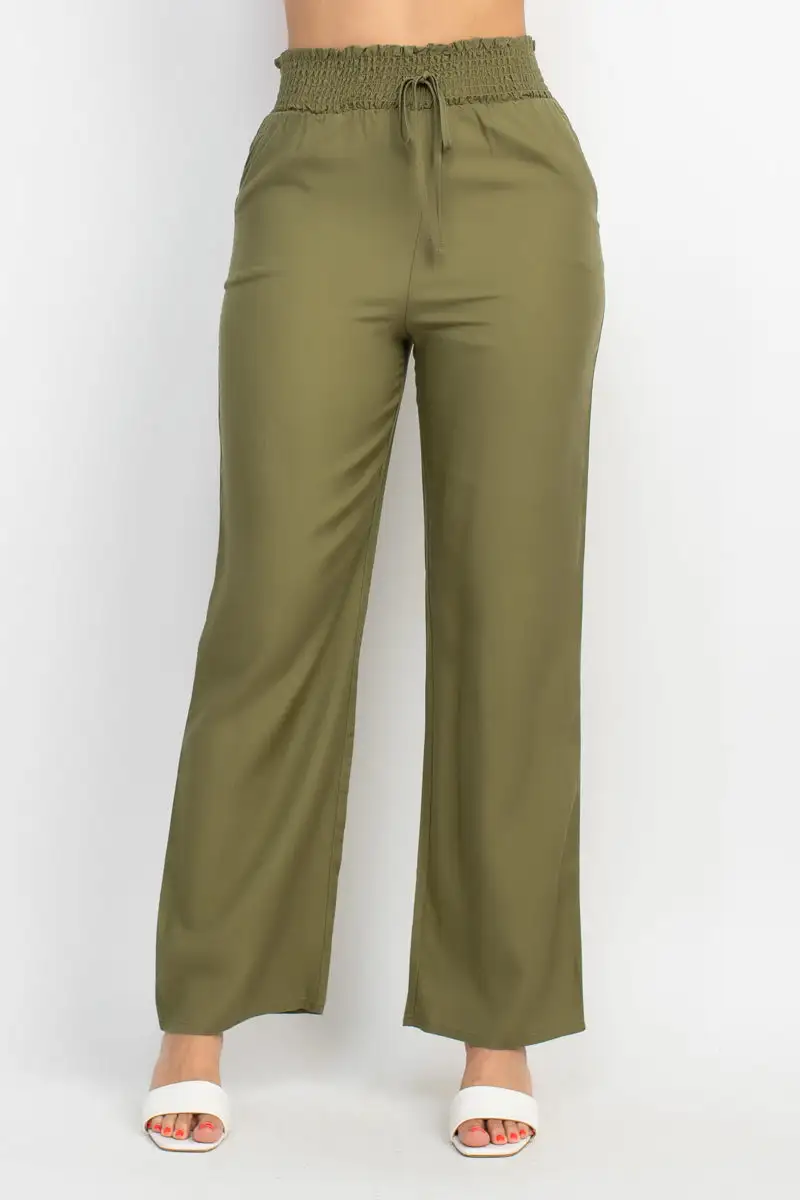 Streamlined Everyday Smocked Pants