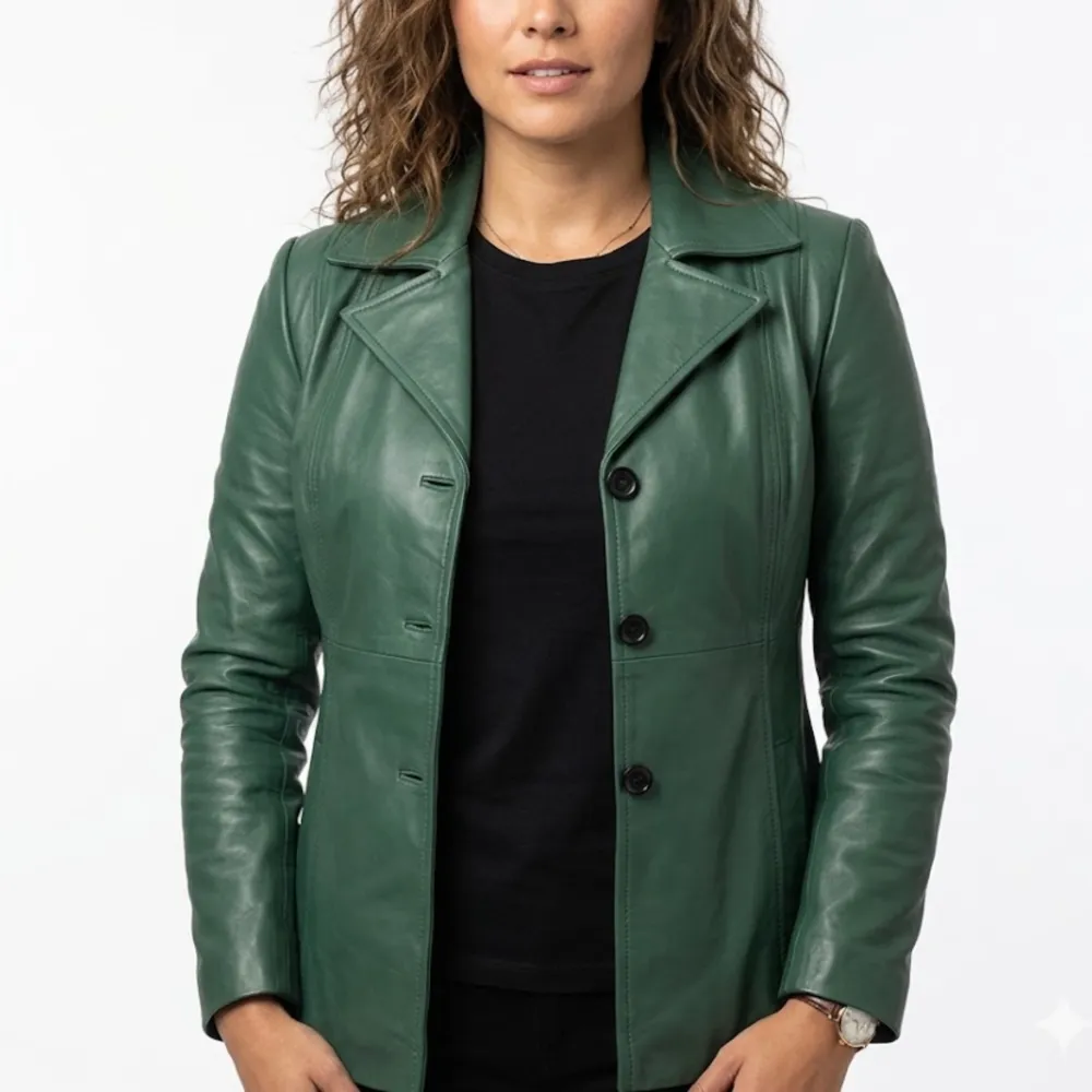 Winter Sheepskin Leather Coat