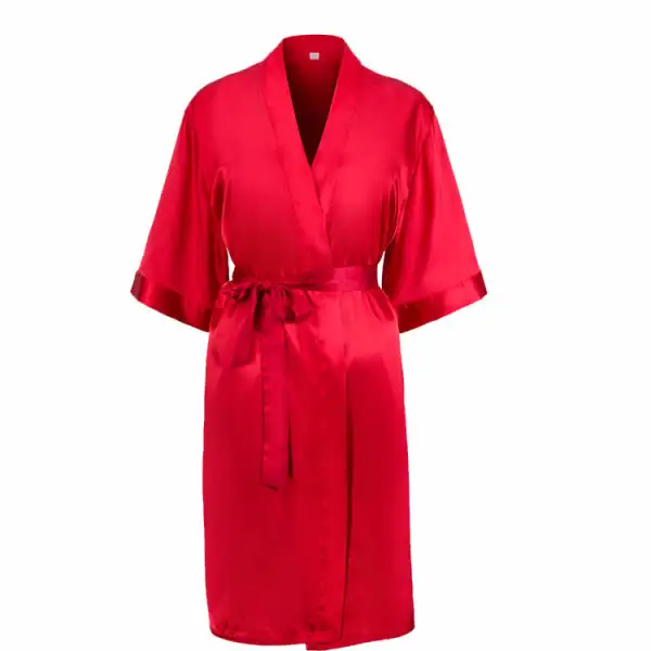 Satin Tie Robe