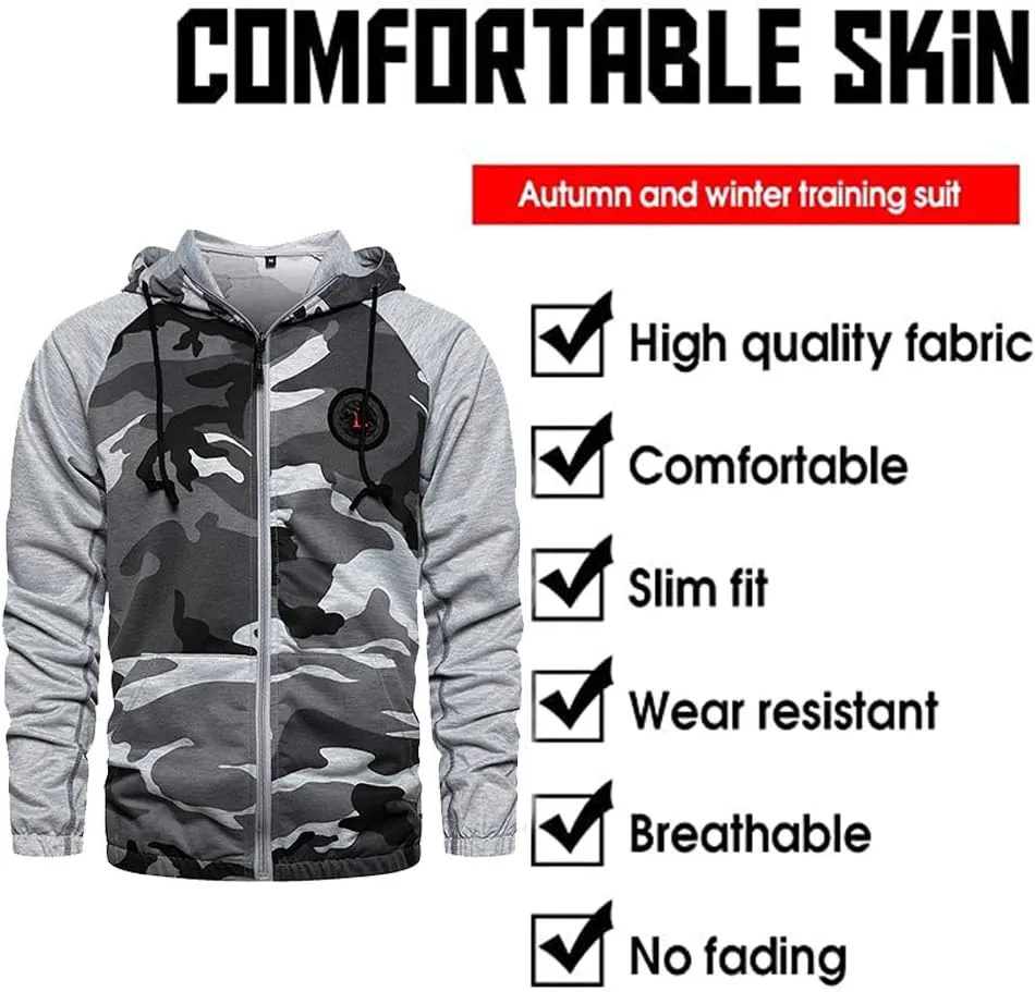 Casual Comfy Camo Suits for Men