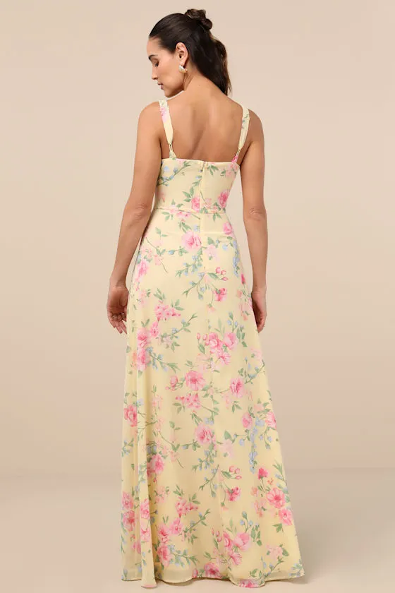 Remarkable Arrival Light Yellow Sleeveless Maxi Dress