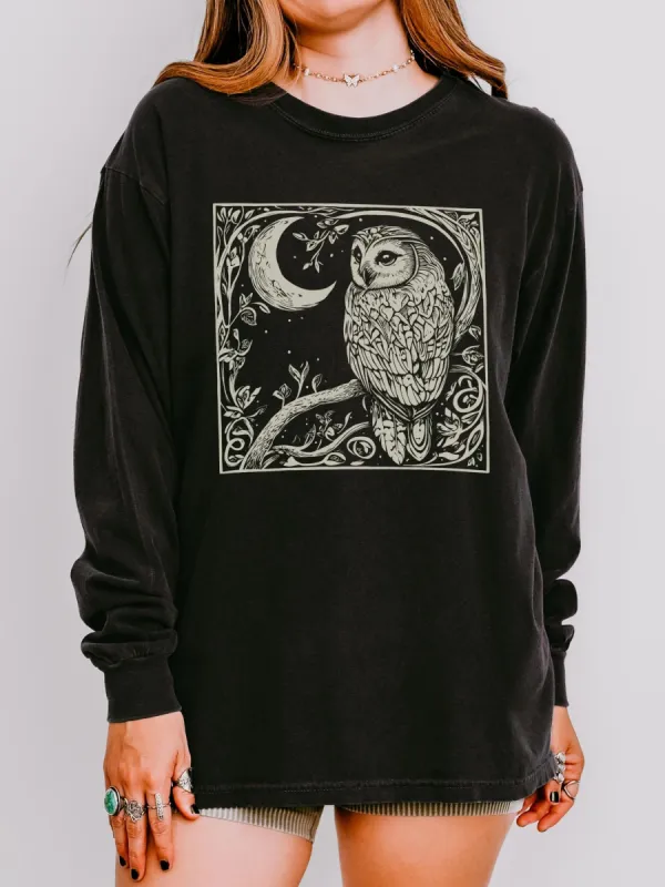 Moon and Owl T-Shirt