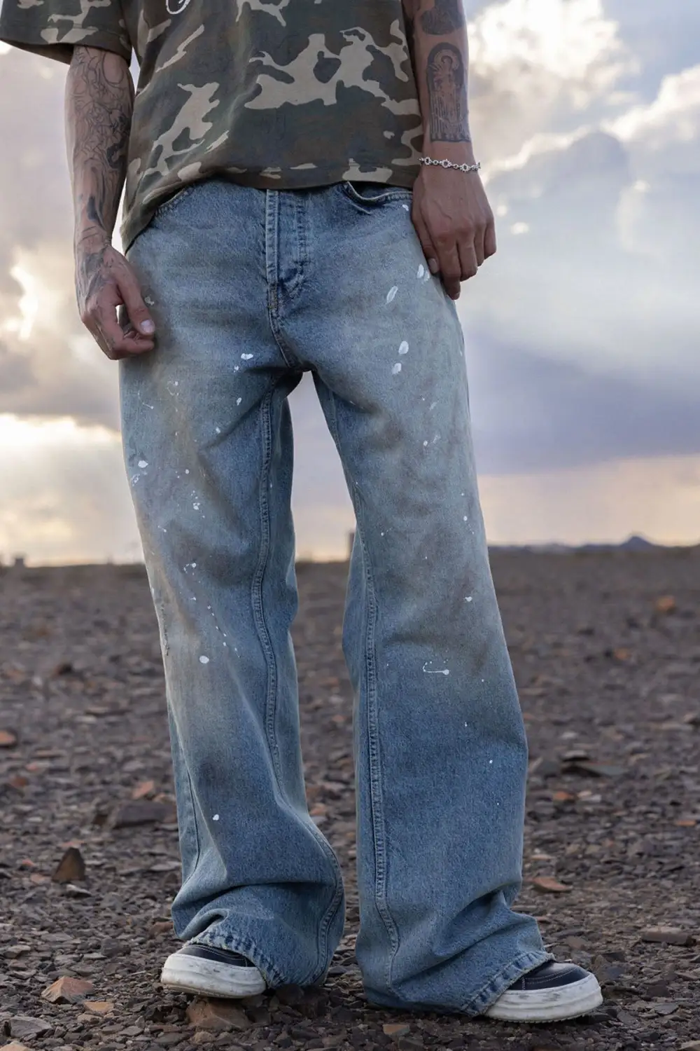 Relaxed Everyday Painted Jeans
