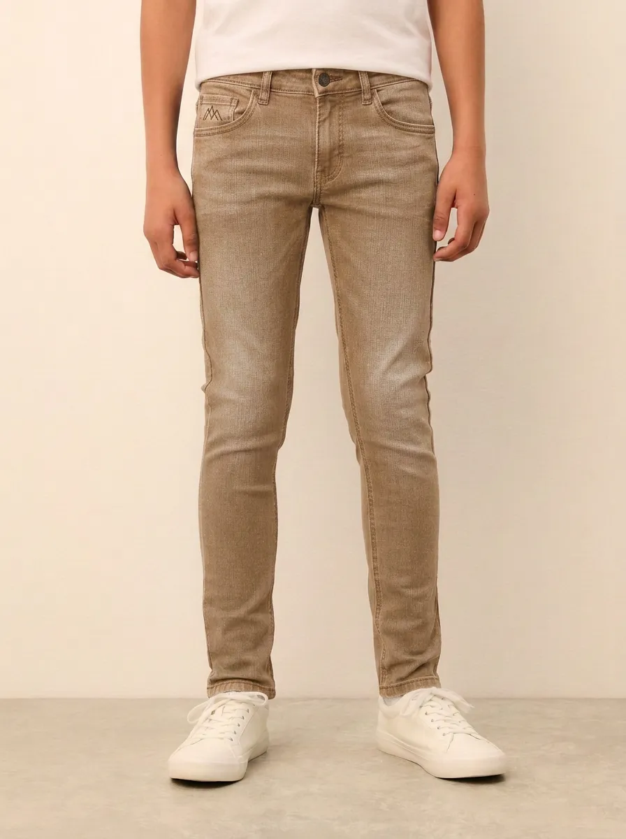 Men's Contemporary Weekend Casual Wear Stretch Denim Jeans
