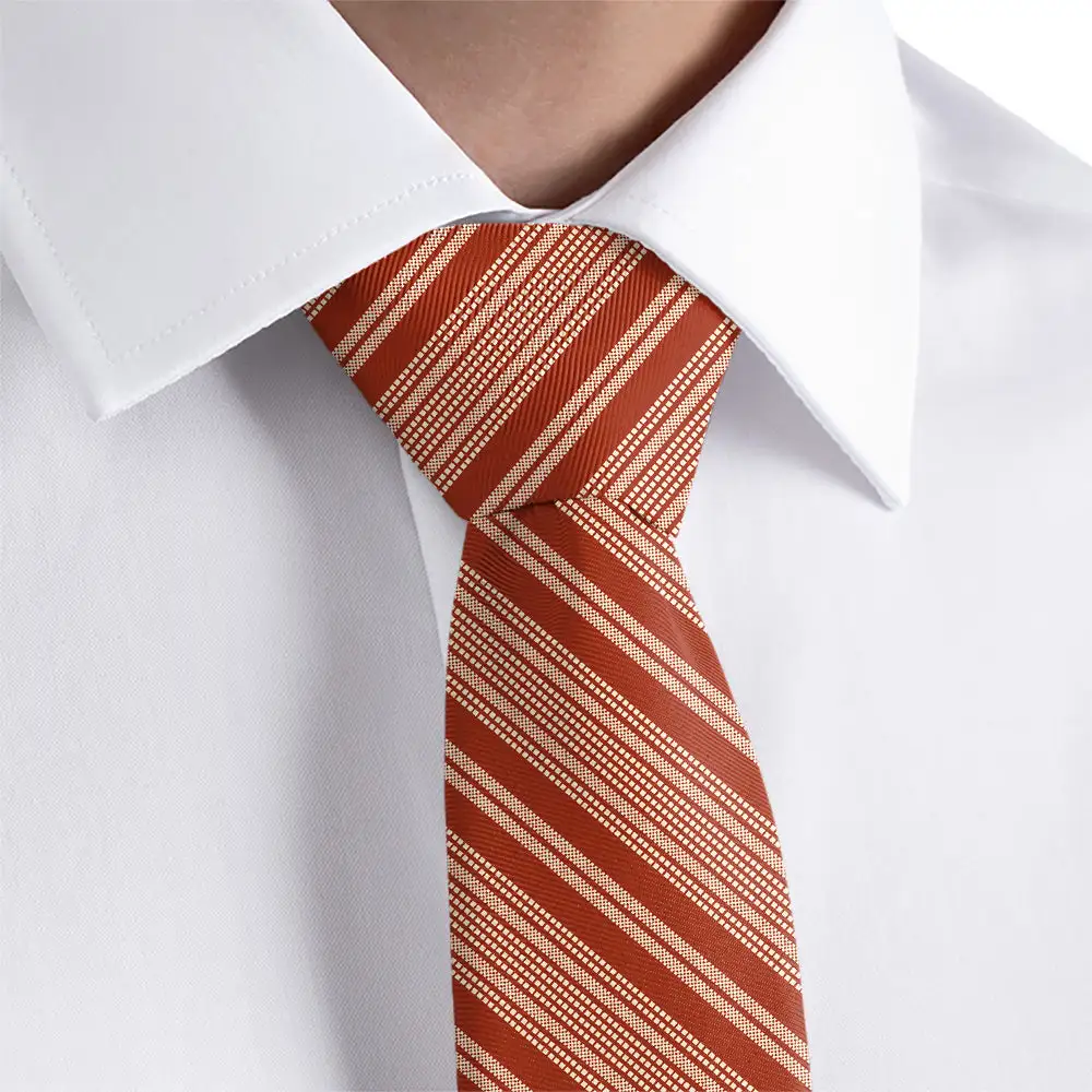 Refined Stripe Accent Necktie