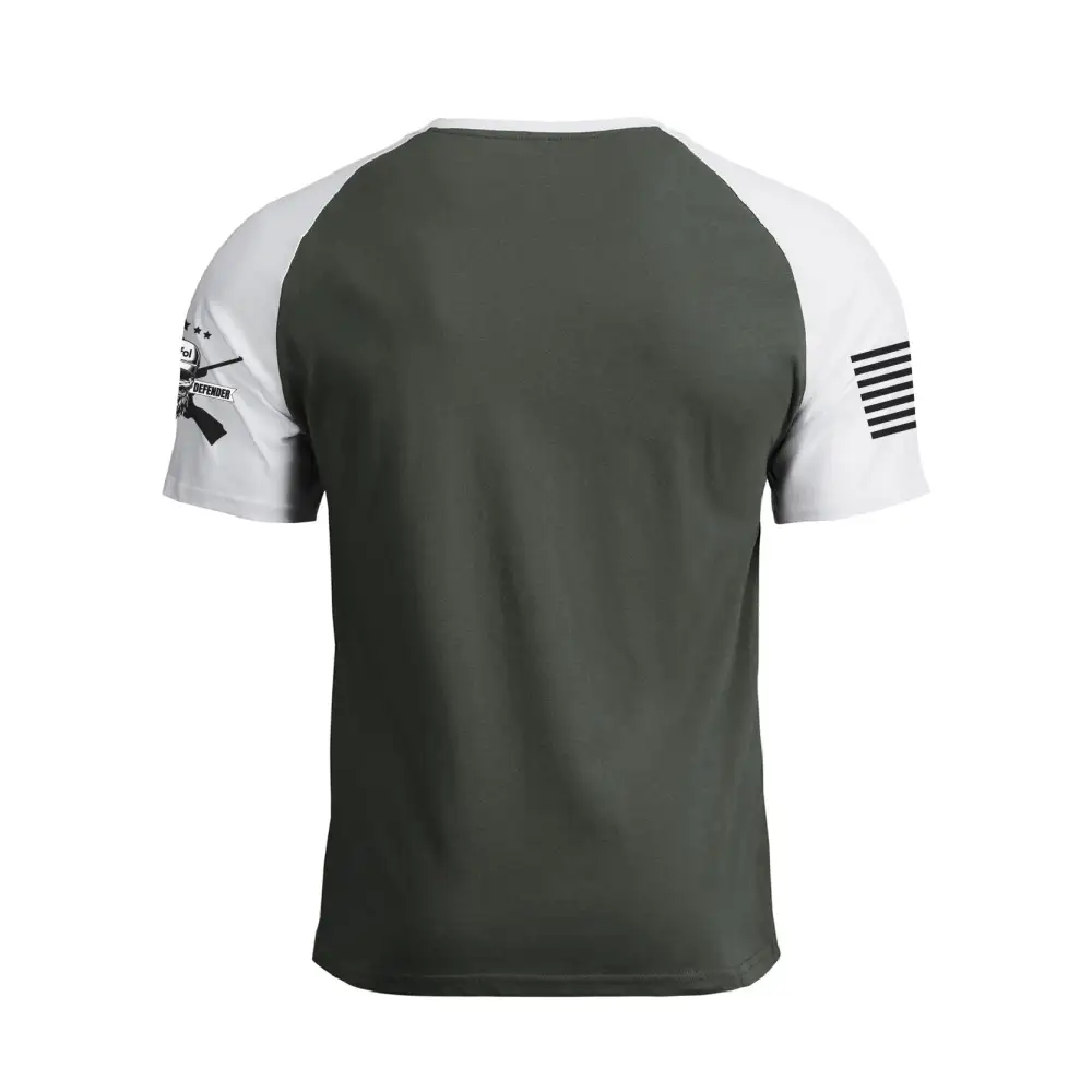 THEY REAL HEROES RAGLAN GRAPHIC TEE
