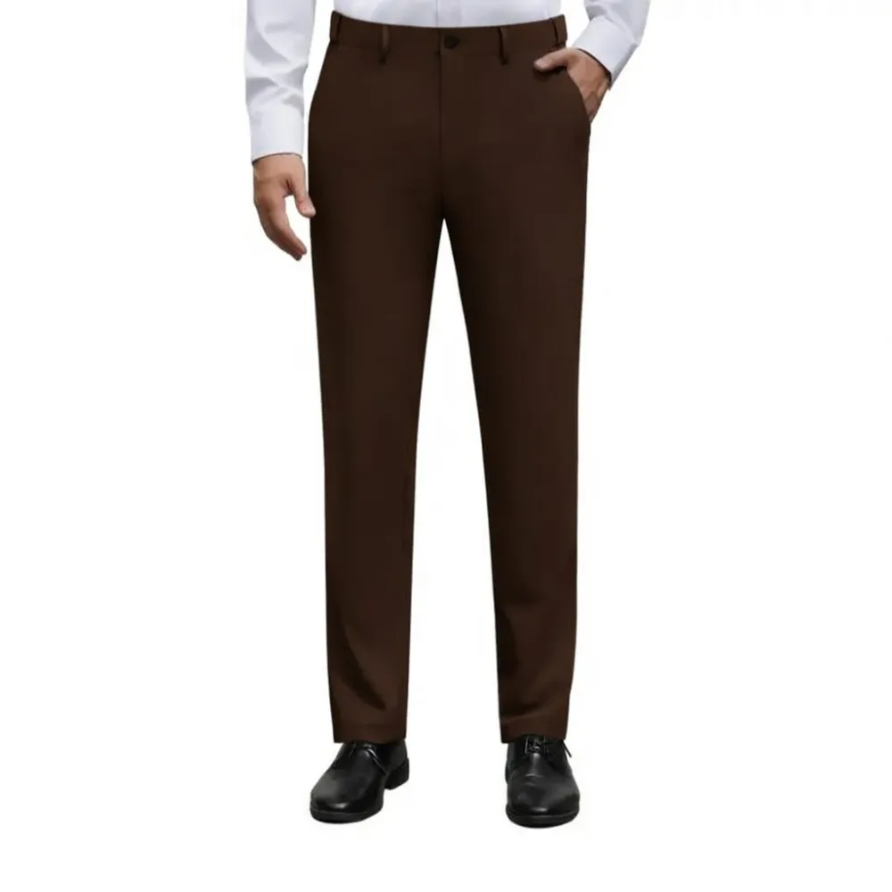 Men's Stretch Dress Pants Wrinkle-Free Golf Pants