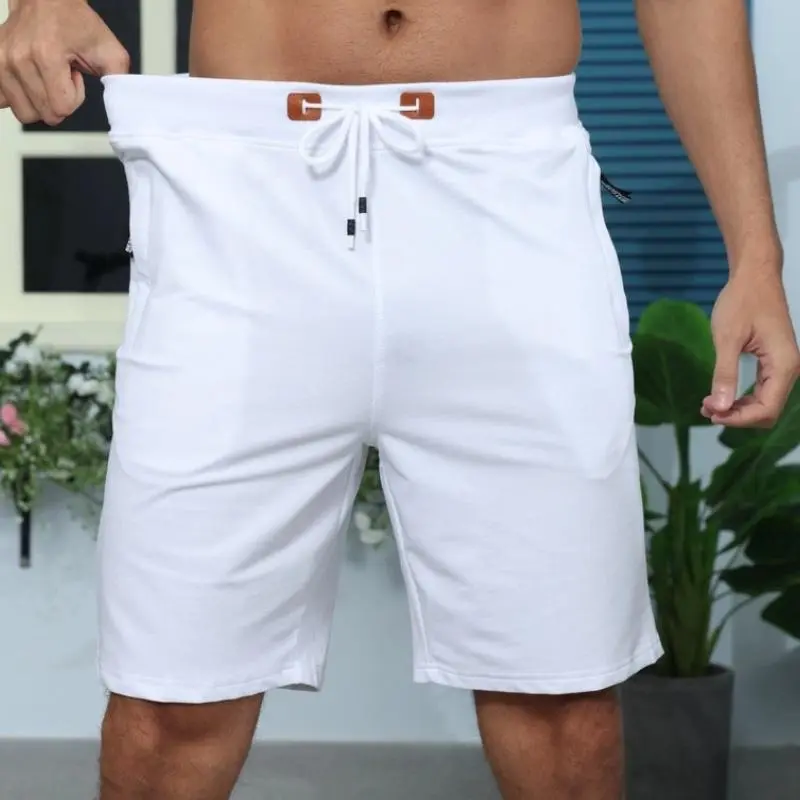 9PACK-Men'S Summer Casual Shorts With Zipper Pockets