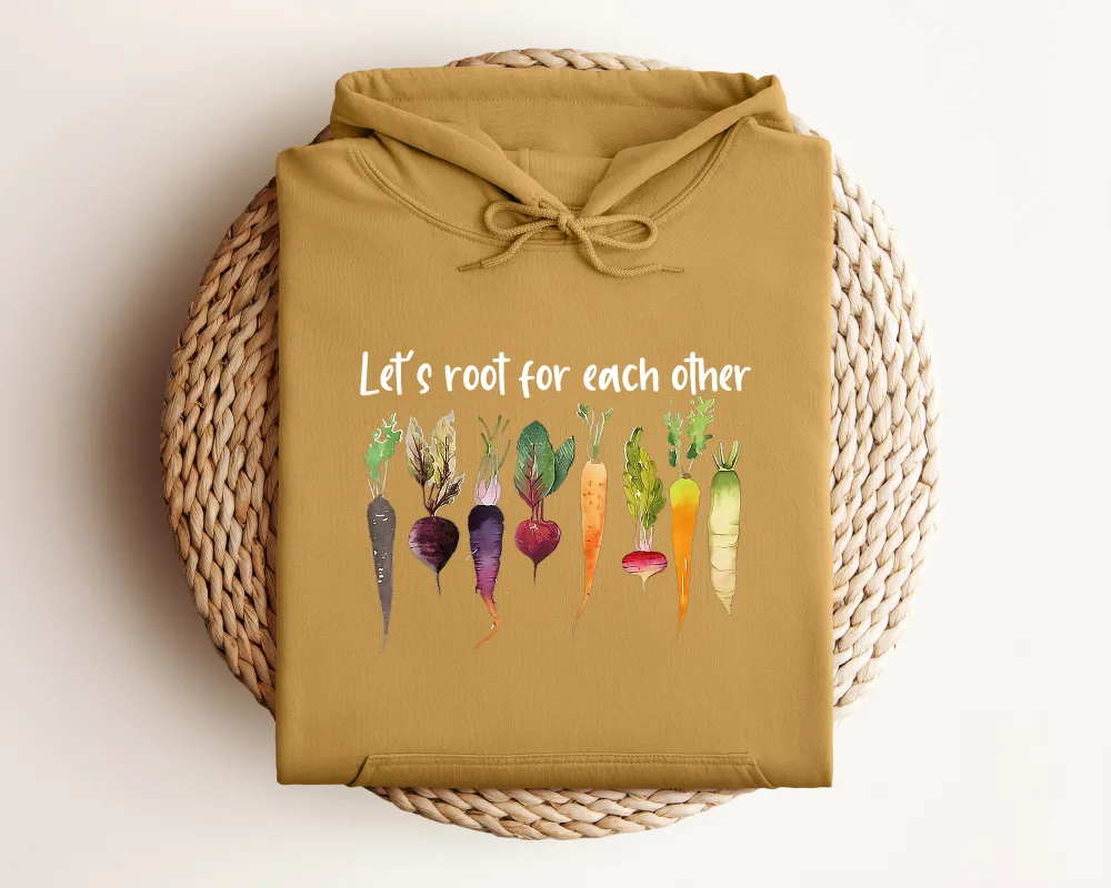 Garden Motto Graphic Pullover Hoodie