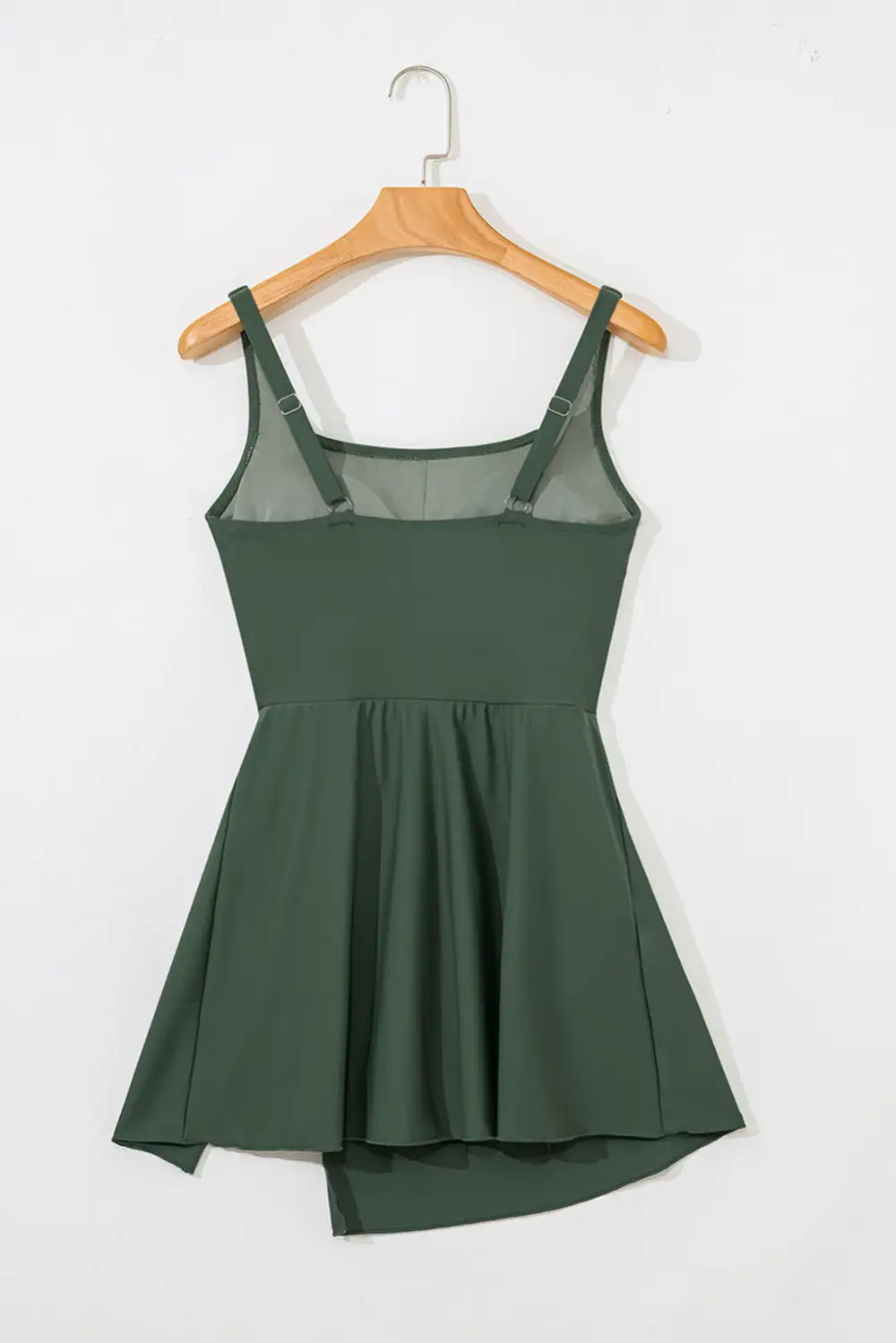 Mist Side Tied Waist Swim Dress