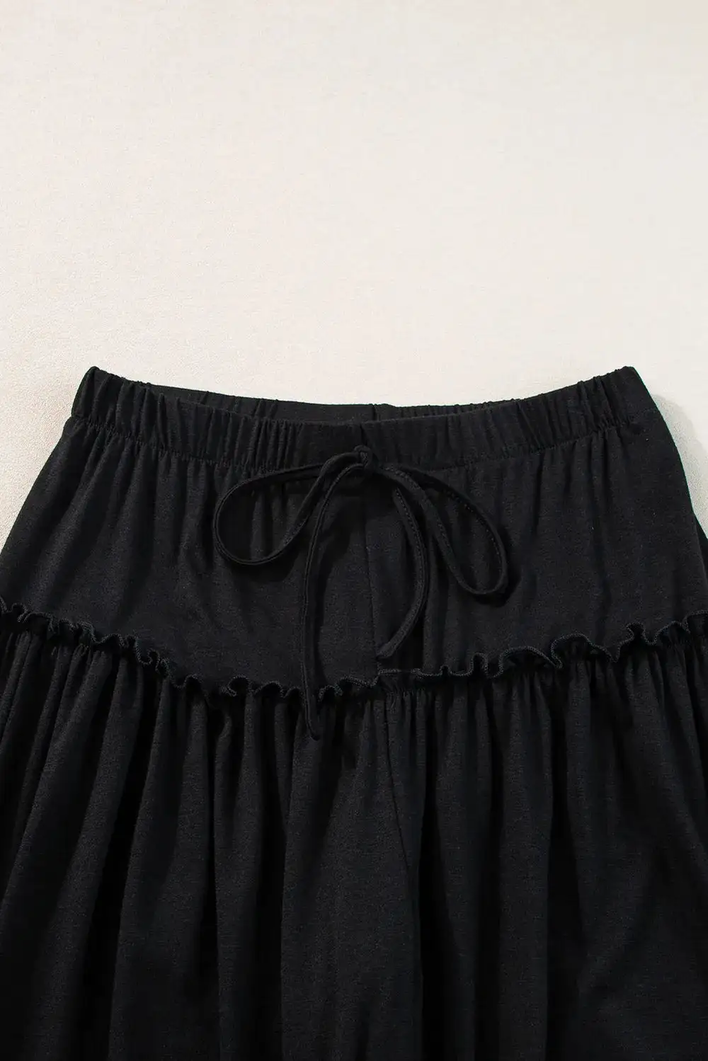 Polished Tie Waist Tie Detail Pants