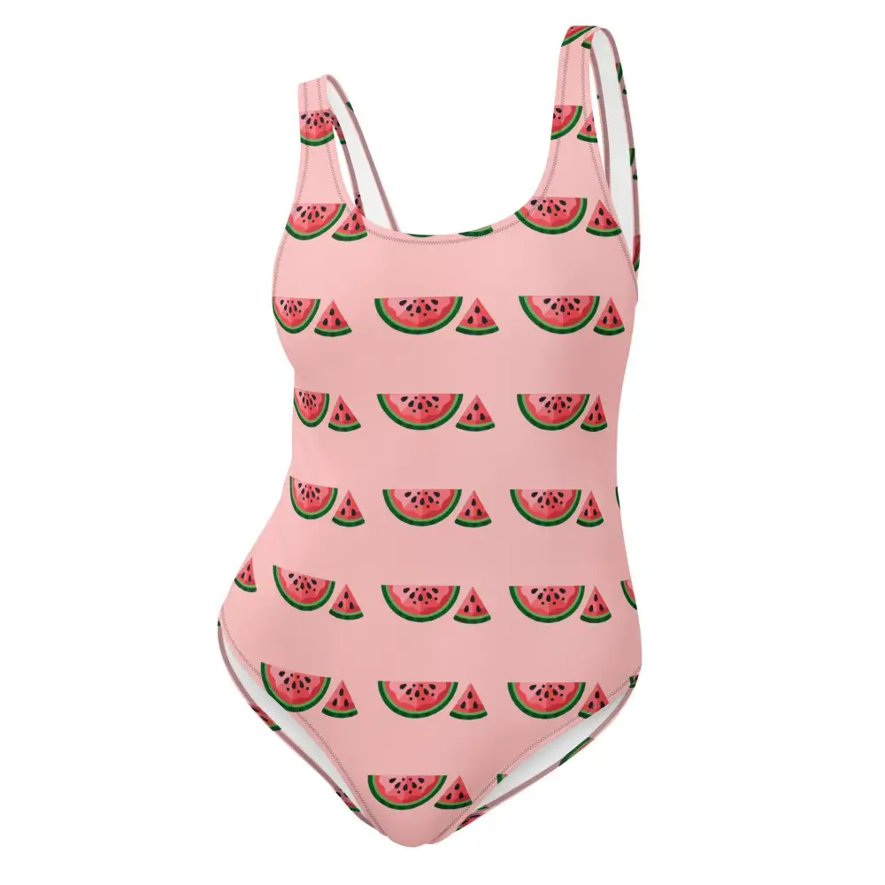 Classic High-Cut One-Piece Swimsuit