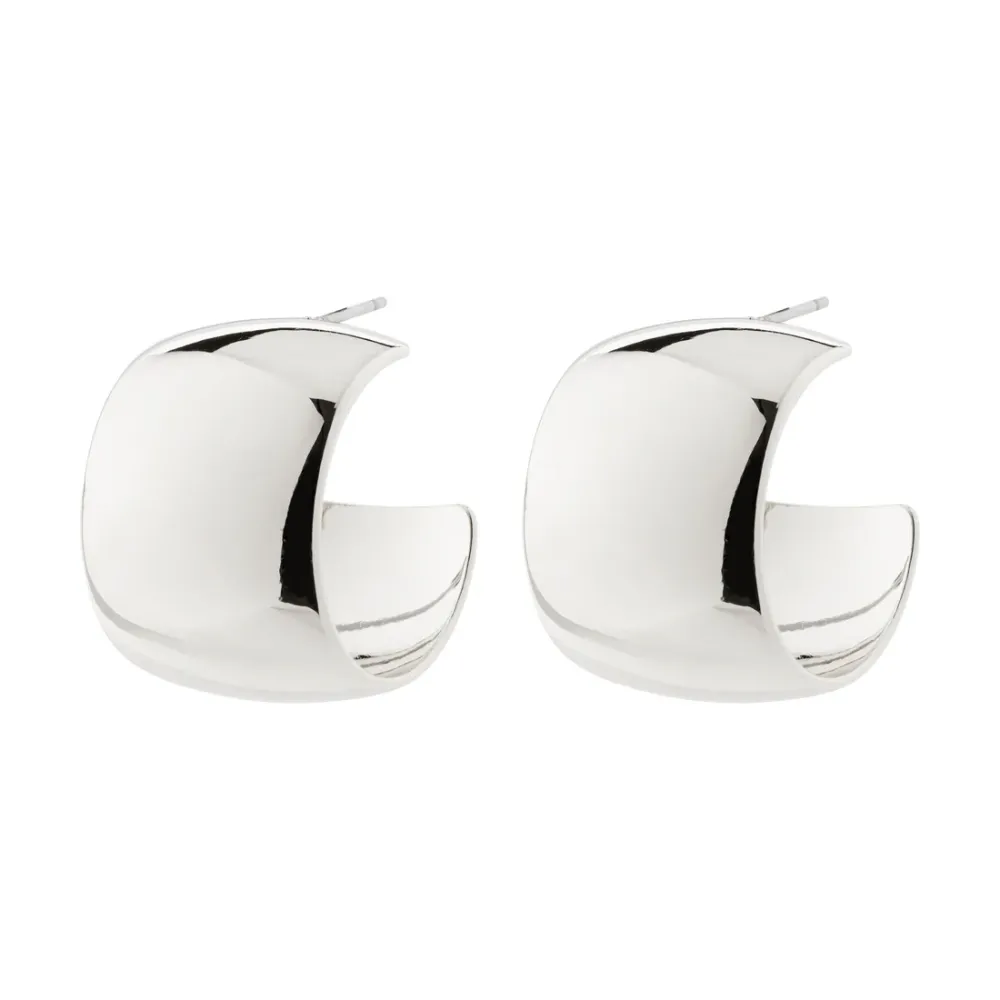 Minimal Chunky Hoop Earrings