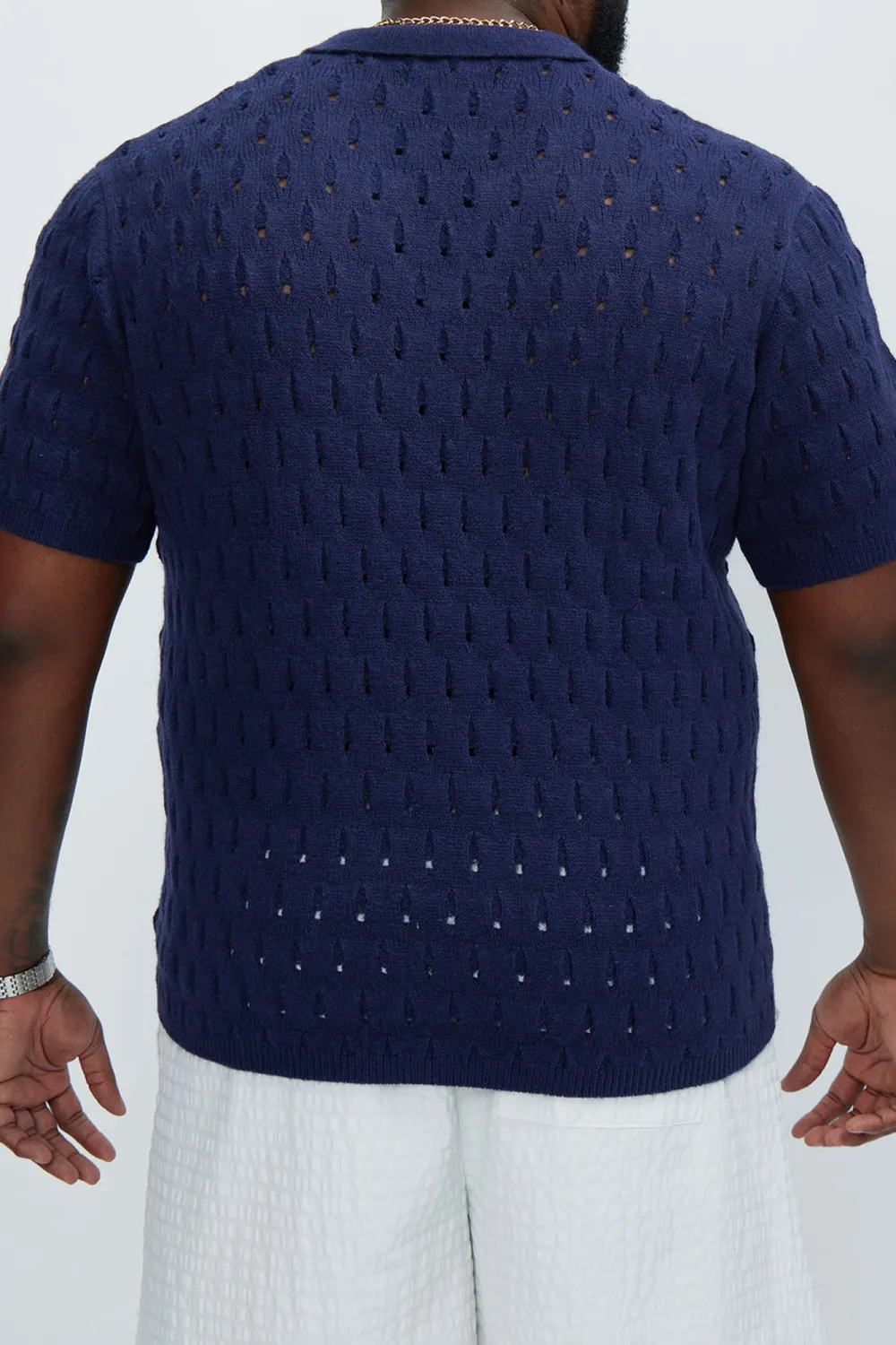 Hollow Textured Polo