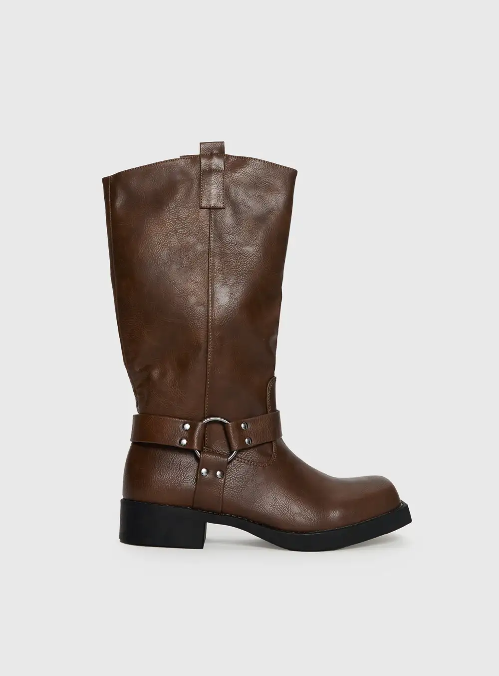 Refined Stacked Heel Boots
