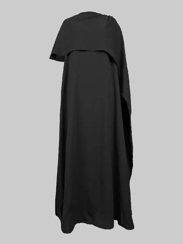 Loose Asymmetric Maxi Dress