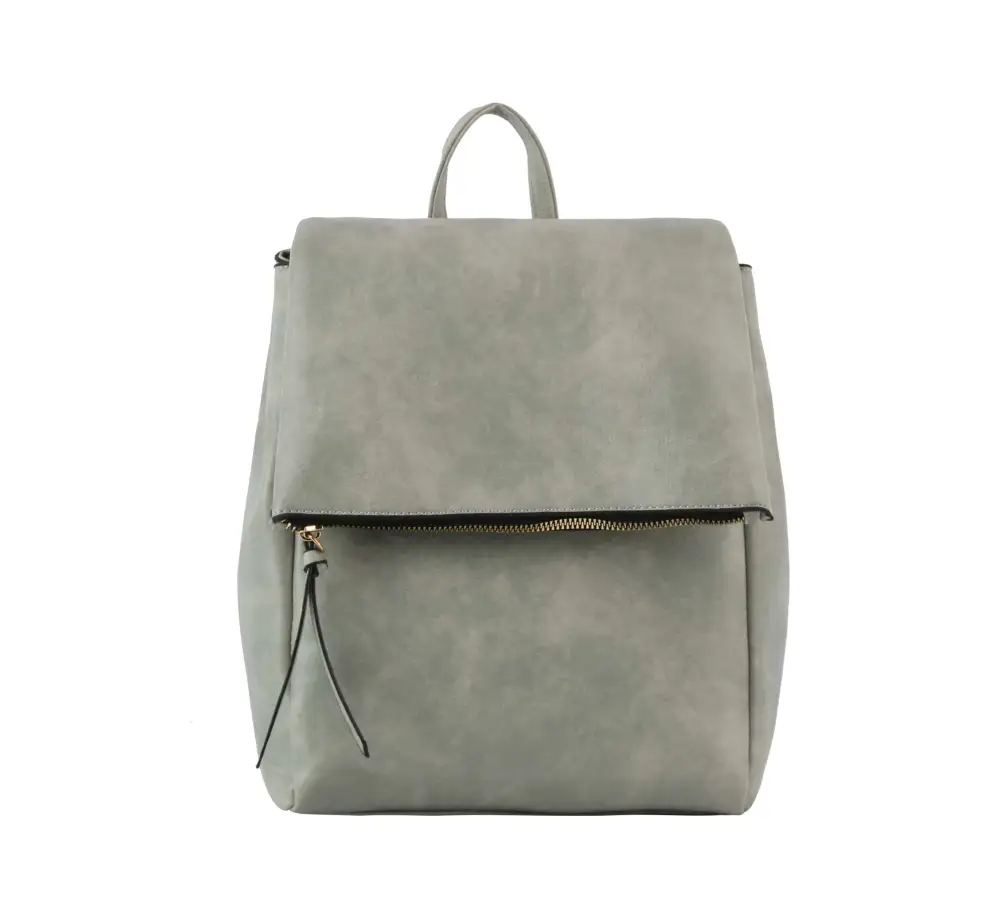 Flap Zip Convertible Backpack