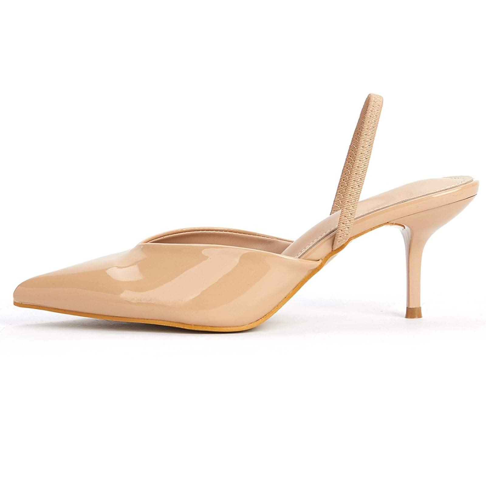 Elvira V-Cut Kitten Heels