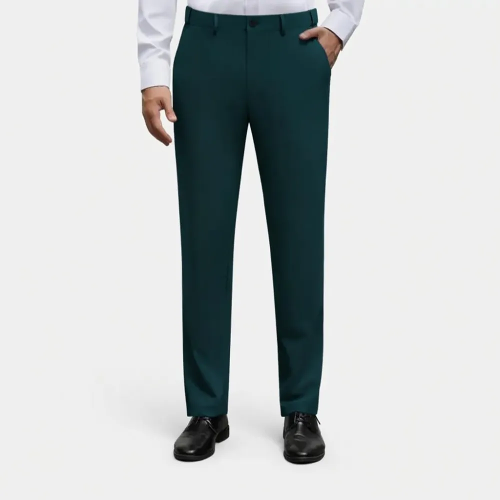 Men's Stretch Dress Pants Wrinkle-Free Golf Pants