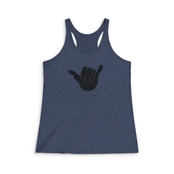 Hand Sign Graphic Racerback Tank