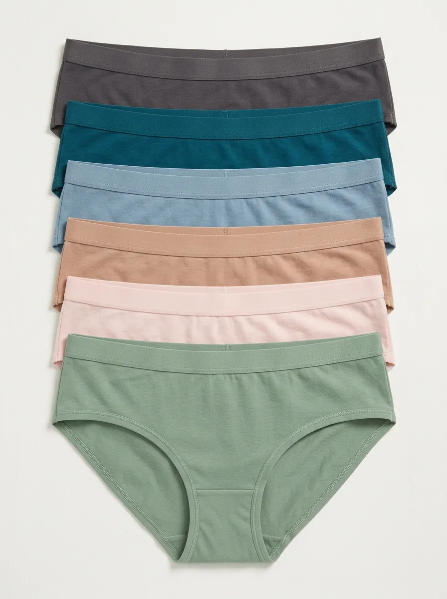 Women's Streamlined Everyday Hipster Briefs 6-Pack