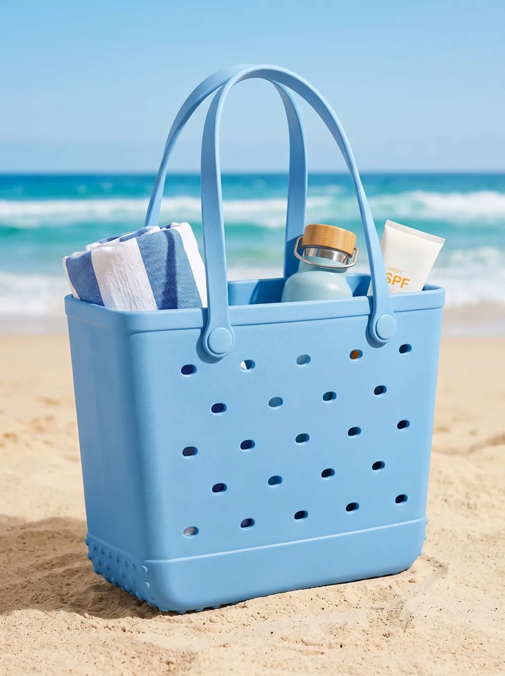 Sandy Getaway Open-Top Tote