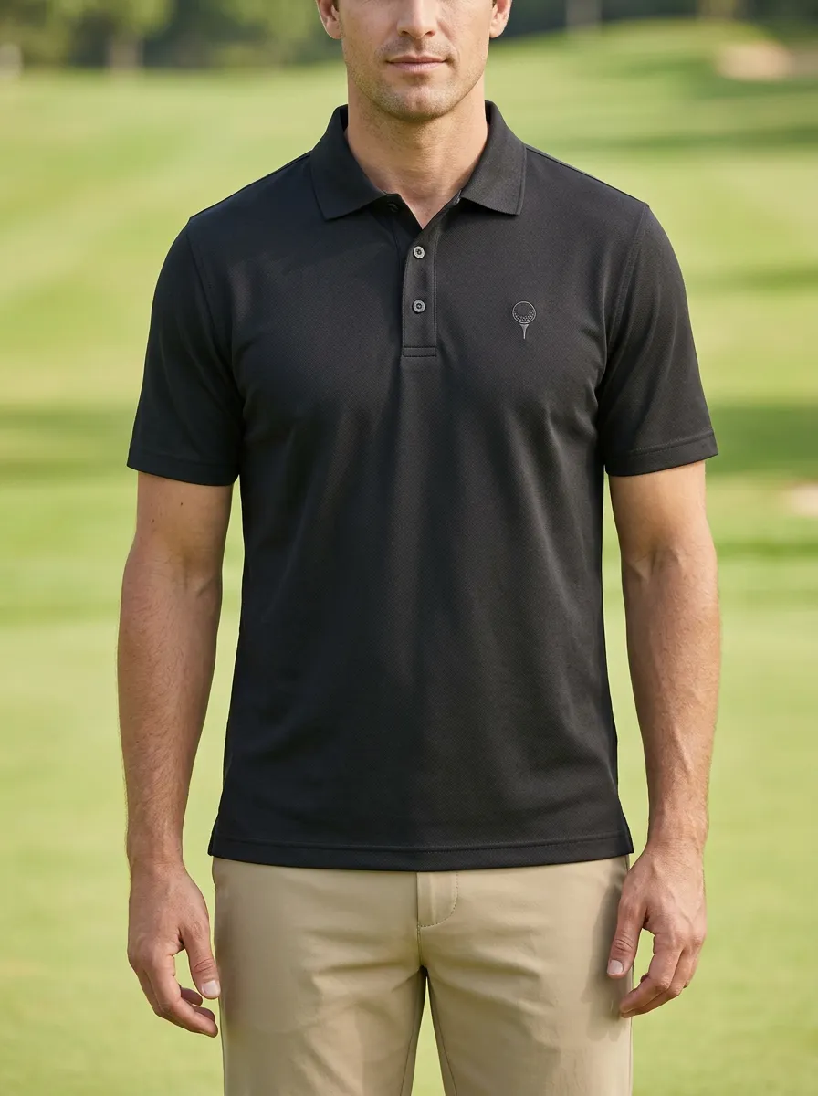 Classic Golf-Ball Golf Polo Shirt