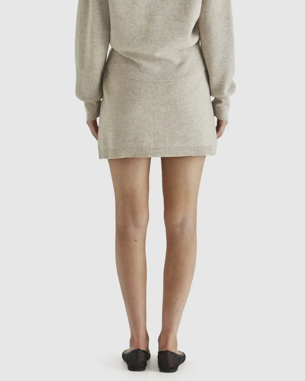 Relaxed Lace Knit Skirt