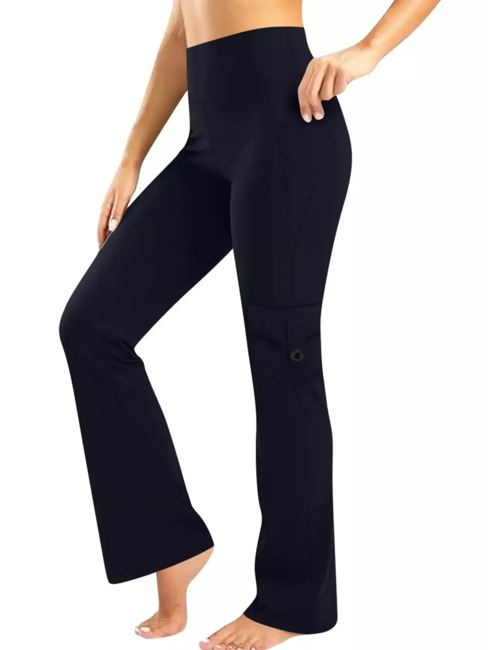 High Waist Pocketed Active Leggings