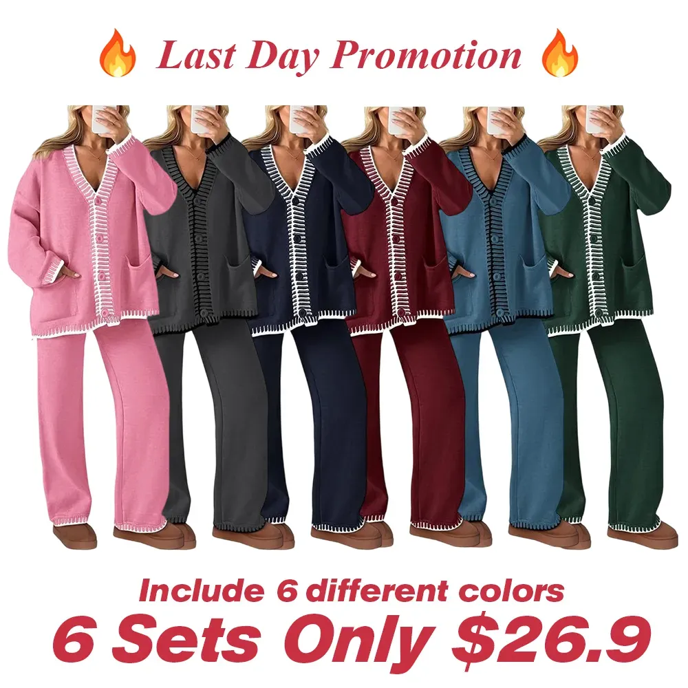 Women's two-piece winter knitted set[CLEARANCE ONLY FOR TODAY]