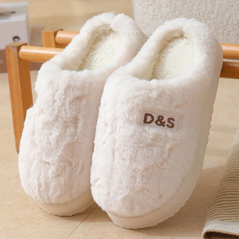 Textured Soft Lined Home Slippers