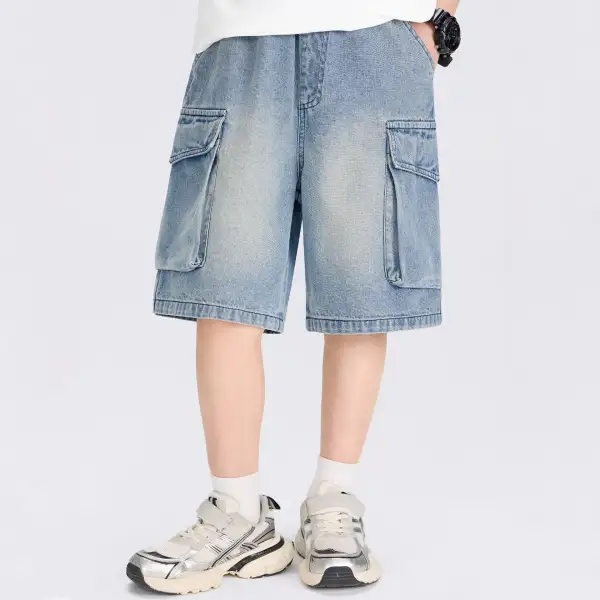 Men's Trail Utility Cargo Shorts with a Flexible Waist for Travel and Leisure
