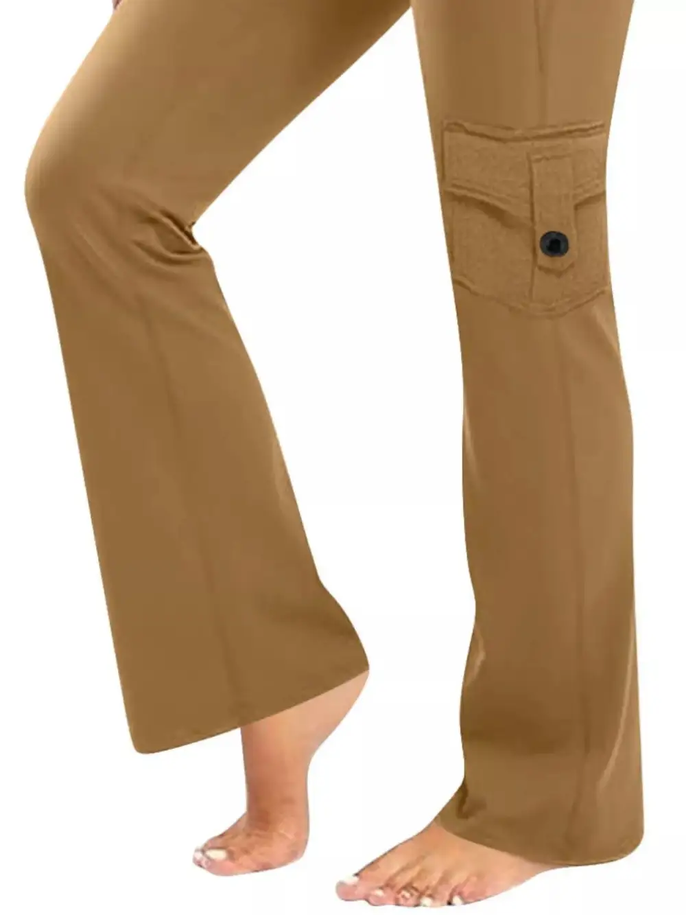 High Waist Pocketed Active Leggings
