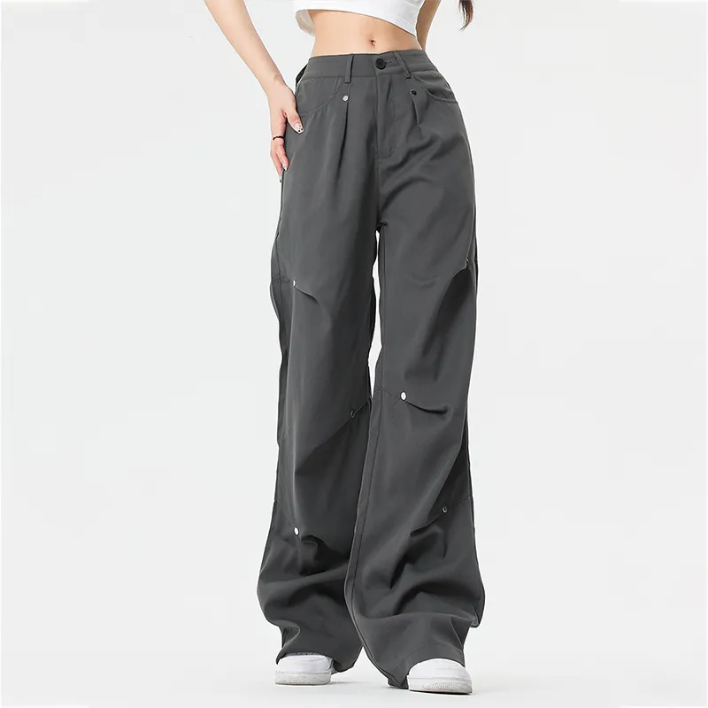 High Waist Parachute Pants