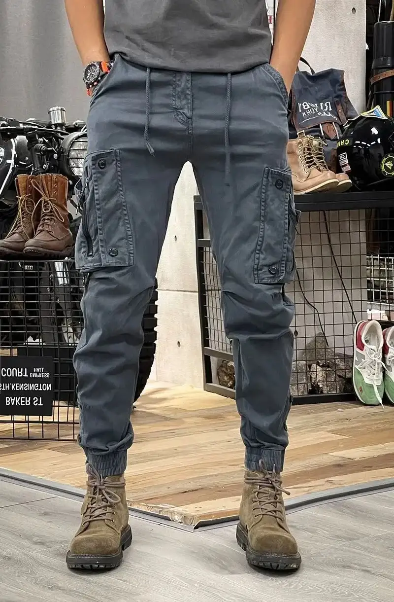 Men's Stretch Cargo Pants with Pockets