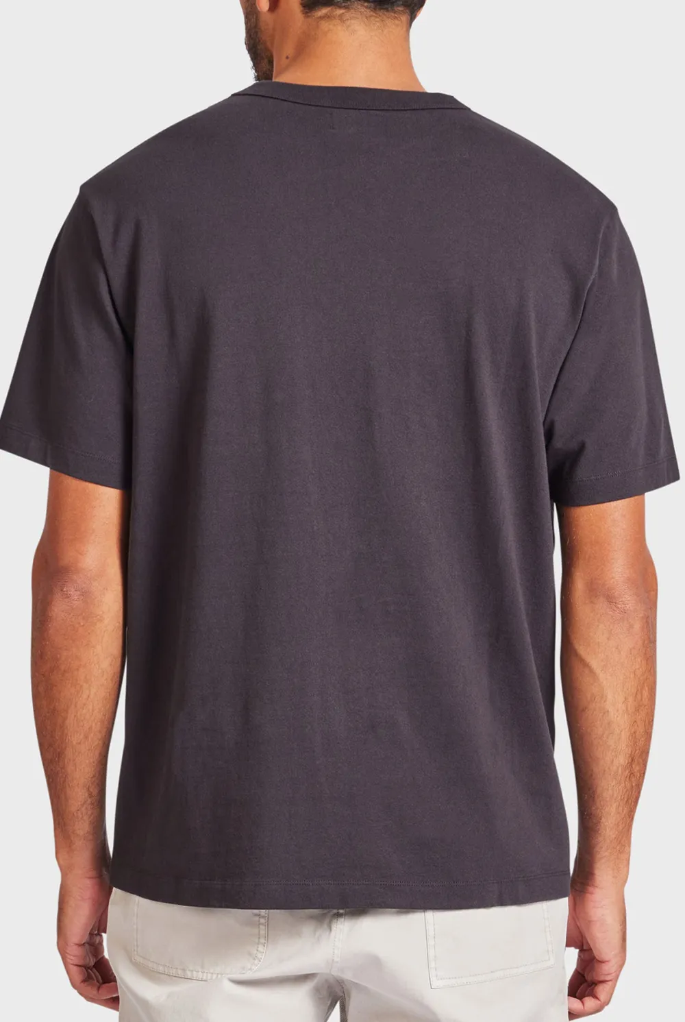 Mid Indigo Short Sleeve Crew Neck Tee