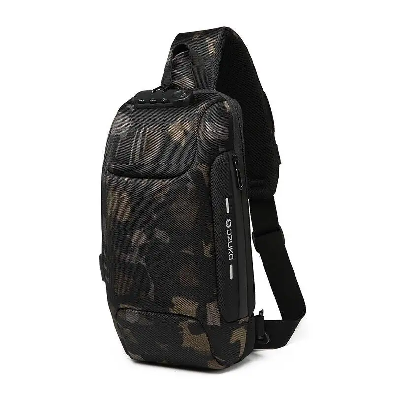 Water Resistant Utility Crossbody Chest Bag