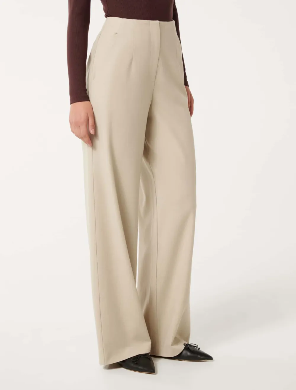 Pocket Wide-Leg Pants