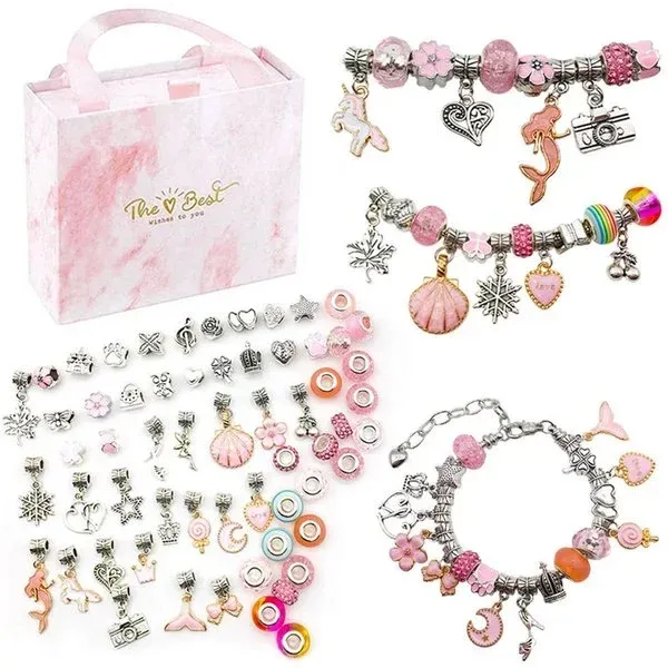 (🔥2024 BEST GIFT TO MY GRANDDAUGHTER🔥) DIY Crystal Bracelet Set🎁