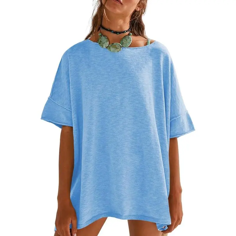 6PACK-Mineral Wash Oversized Top