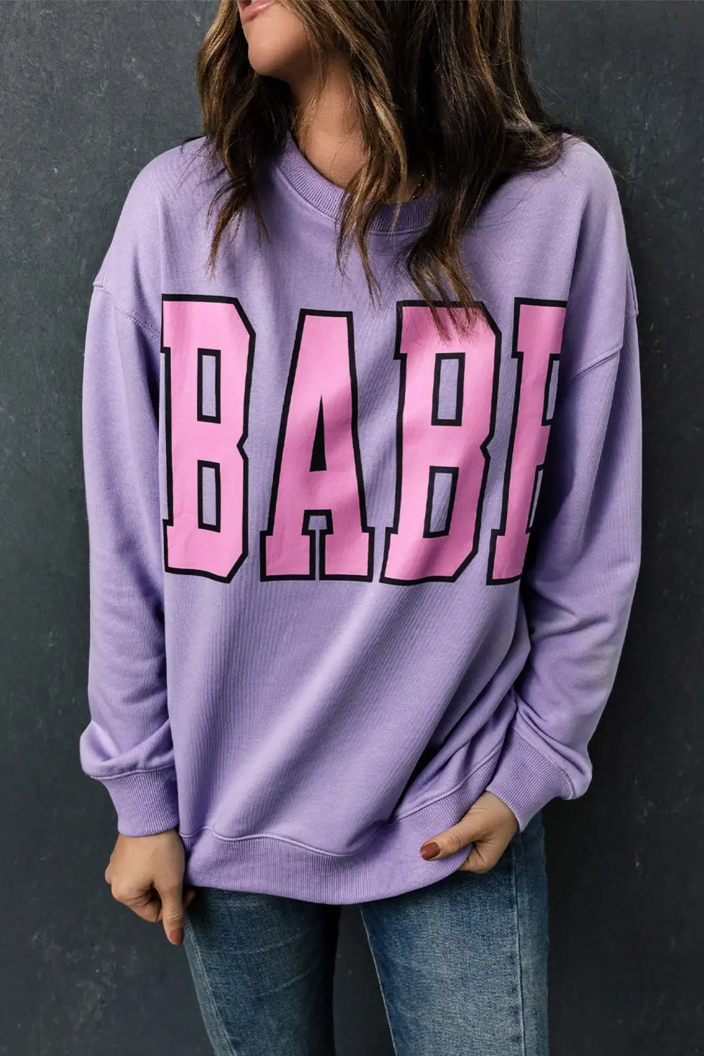 Letter Graphic Sweatshirt